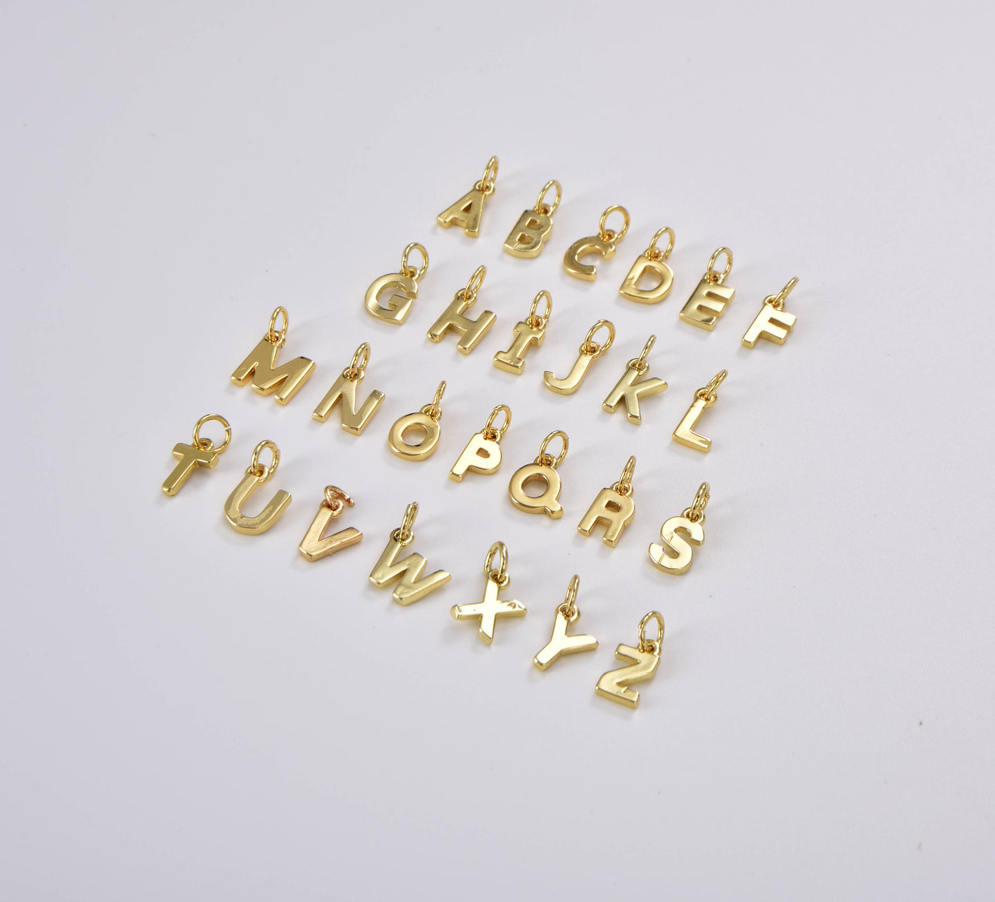 18K Gold Filled Personalized Initial Charm B