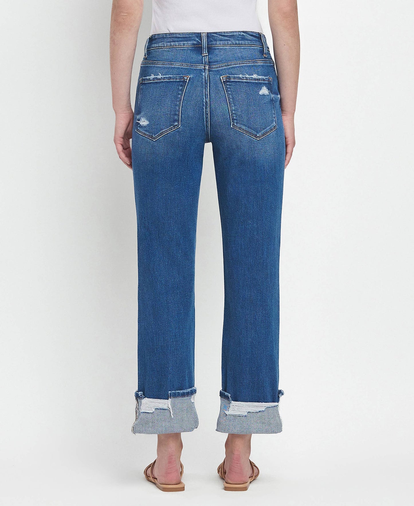 Victoria high rised cuffed jeans by vervet