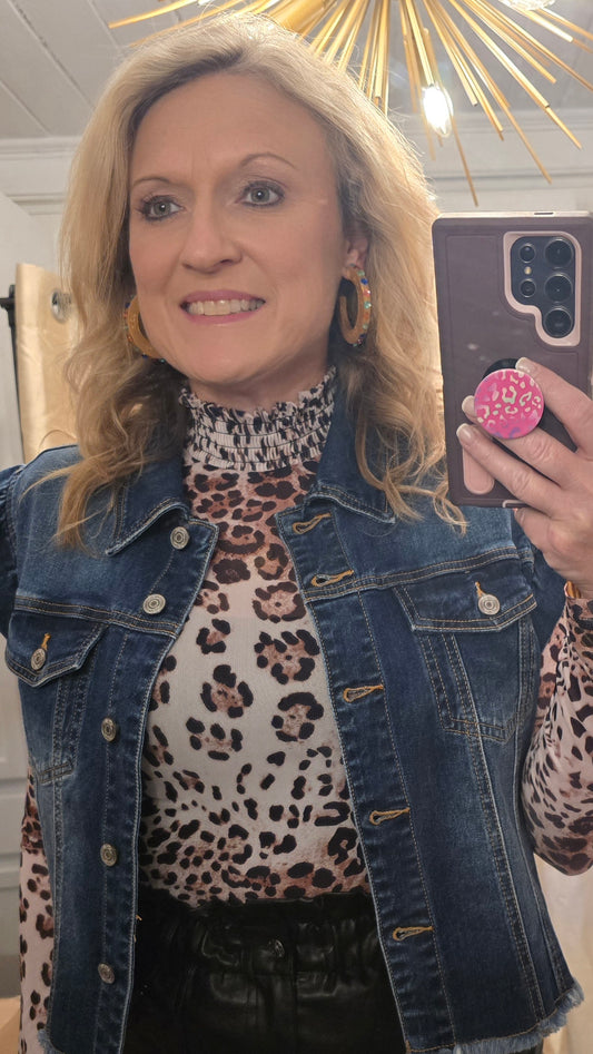 Kelsey leopard body suit