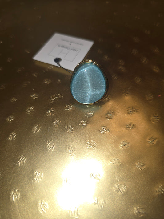 Tear drop adjustable ring