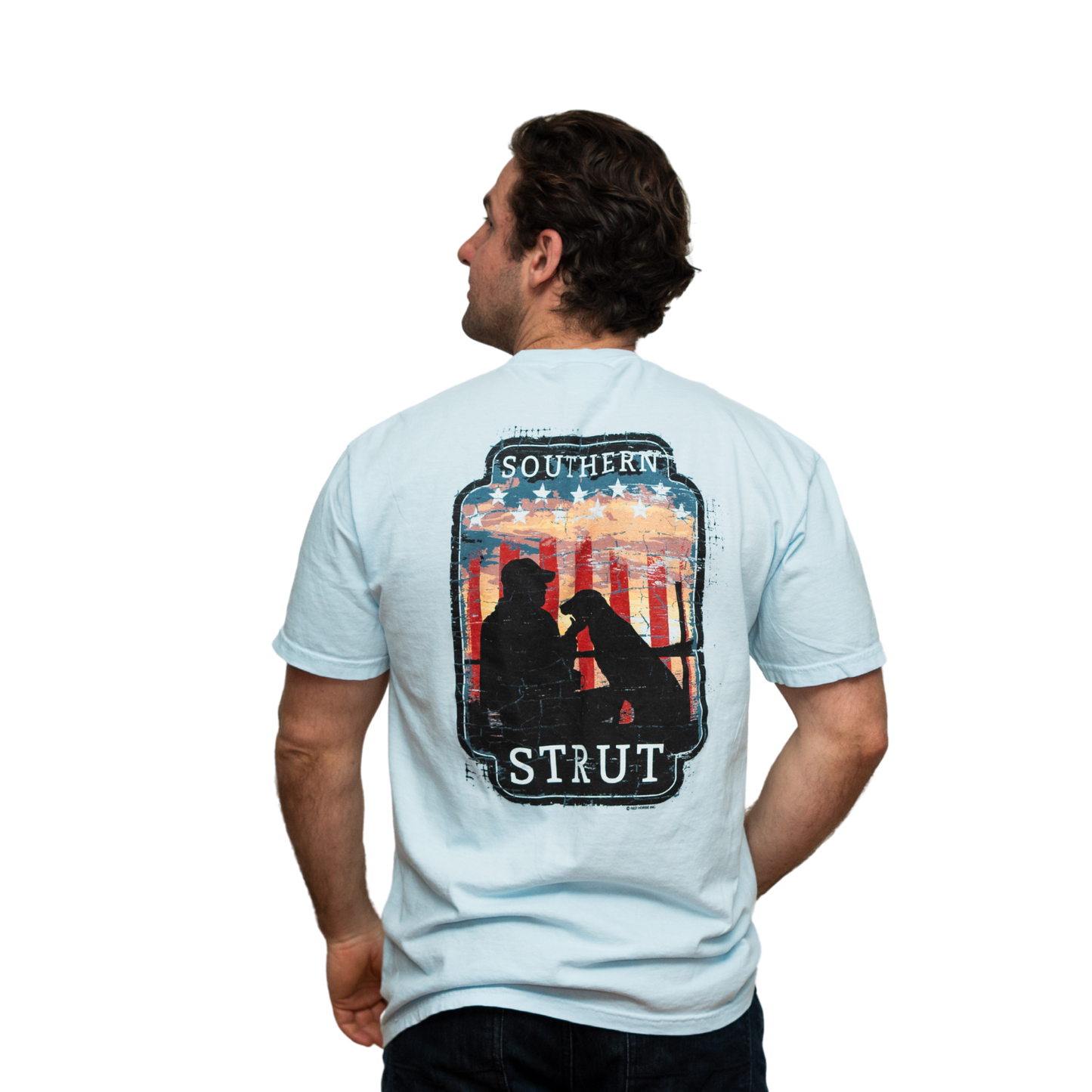Ol' Pals T-Shirt: Chambray / 100% Cotton / Large-2XL