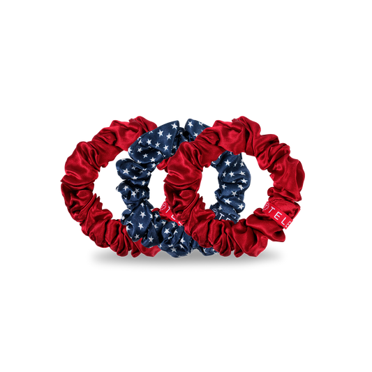 Silk Hair Scrunchie | Large | Independence Bae