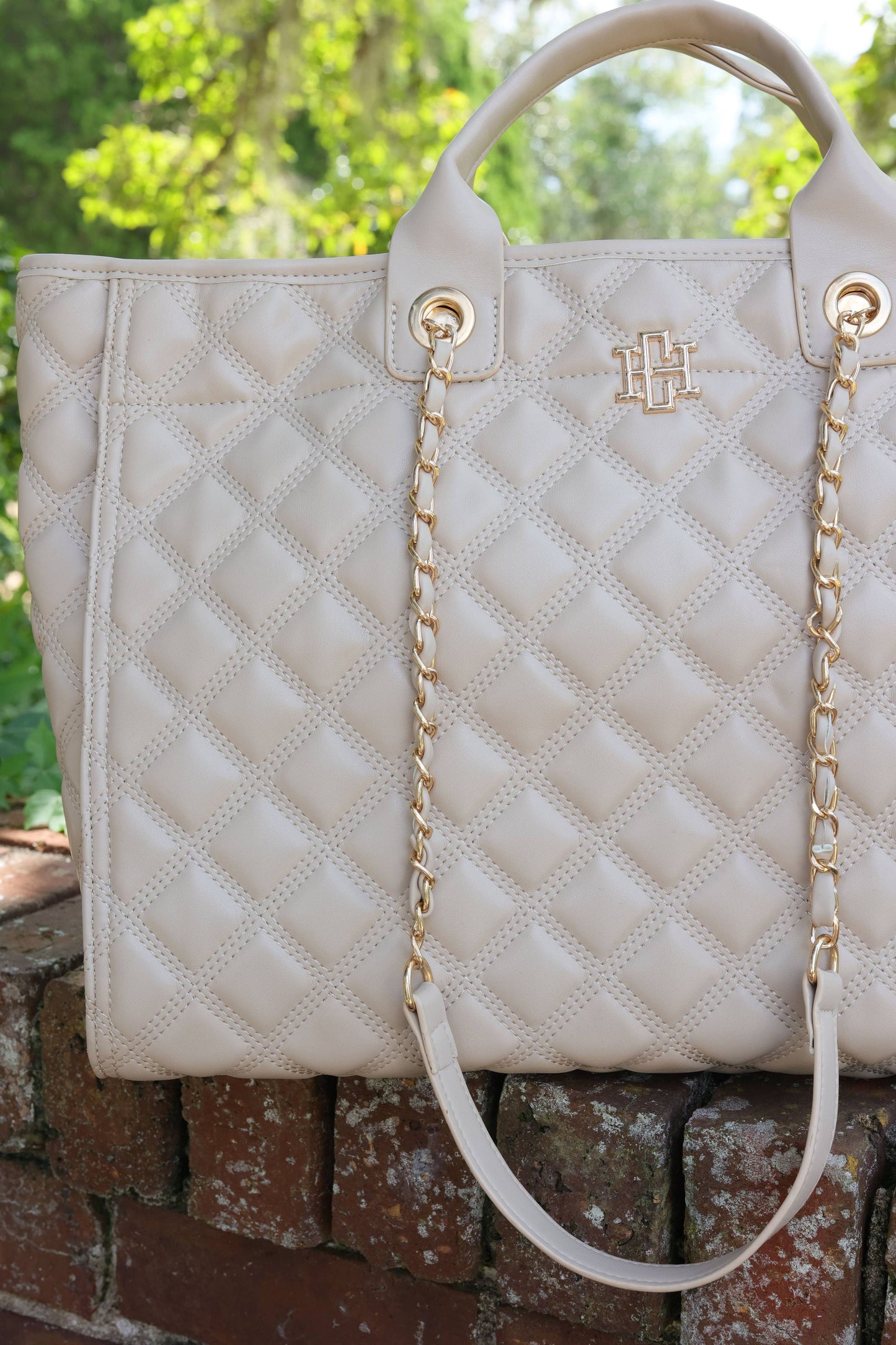 Melissa Tote Bag NUDE QUILTED DQ: Default