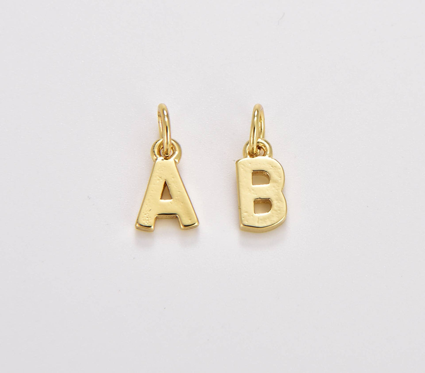 18K Gold Filled Personalized Initial Charm B