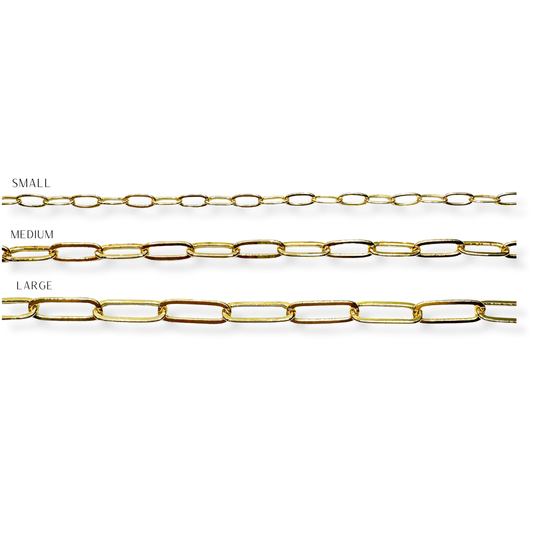 Paperclip Charm Bracelet: Small