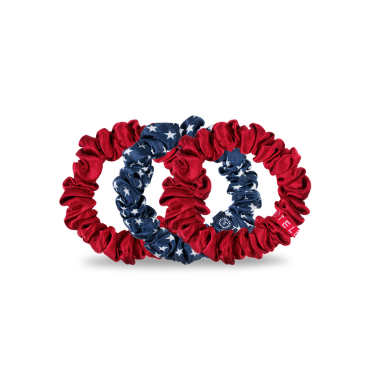 Silk Hair Scrunchie | Small | Independence Bae