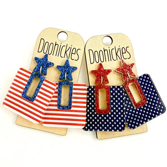 Stars and Stripes Bella Dangles