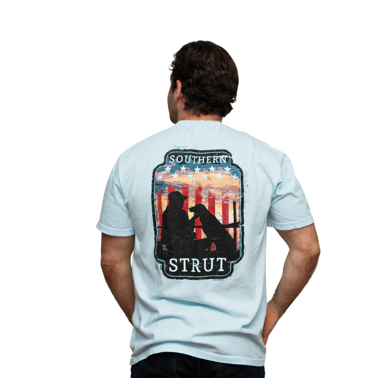 Ol' Pals T-Shirt: Chambray / 100% Cotton / Large-2XL