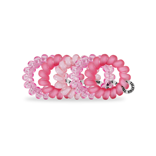 Spiral Hair Coils | Tiny | Pretty in Pink Hair Ties