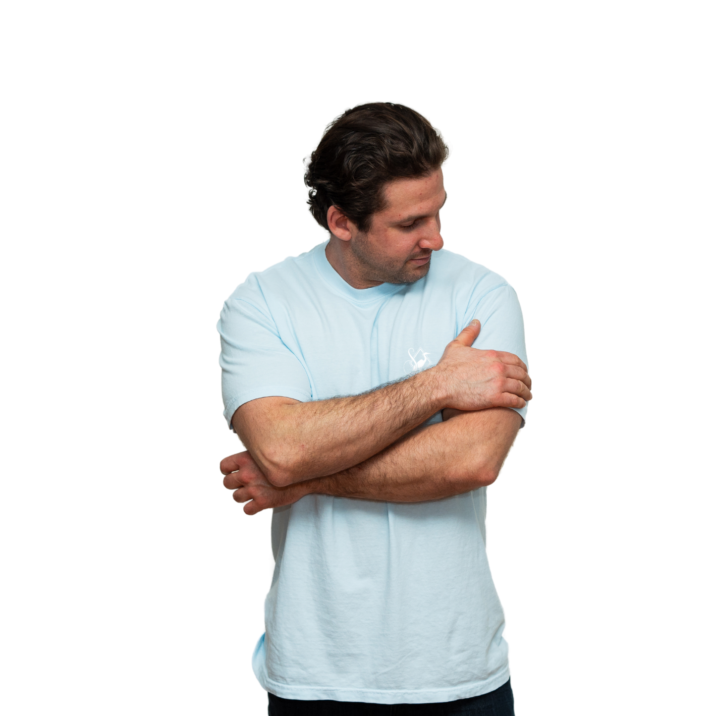 Ol' Pals T-Shirt: Chambray / 100% Cotton / Large-2XL