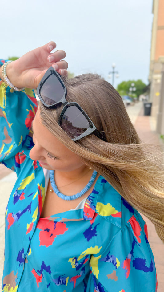 Shady Behavior Sunglasses, Black