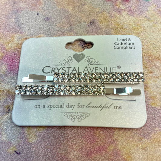 Bedazzled Hair Clips
