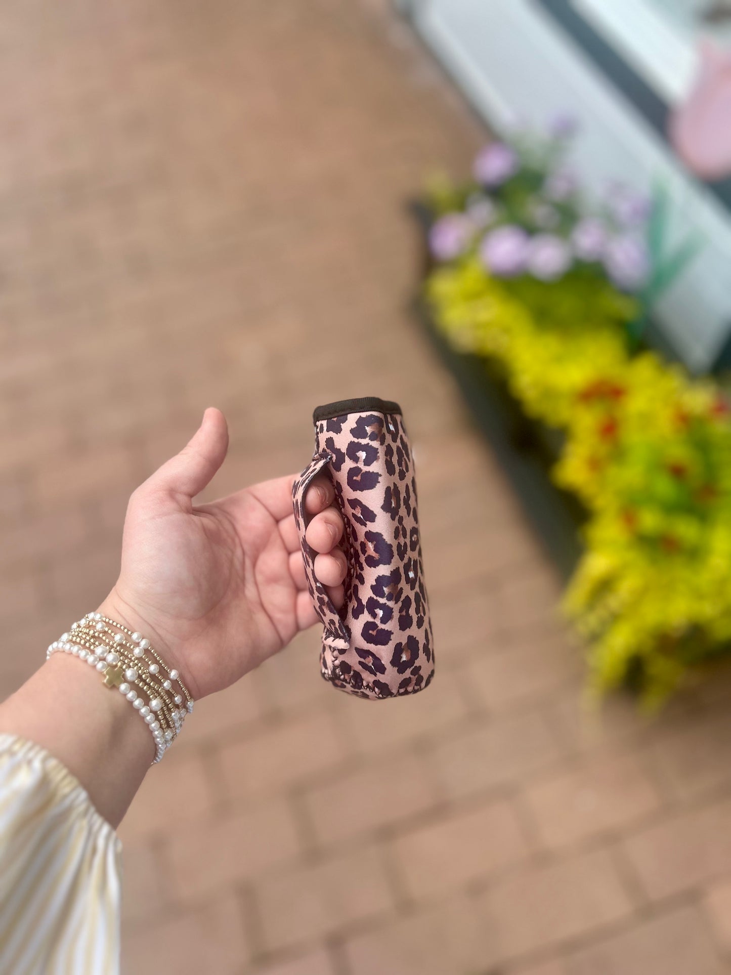 Leopard drink sleeve large 22-24oz