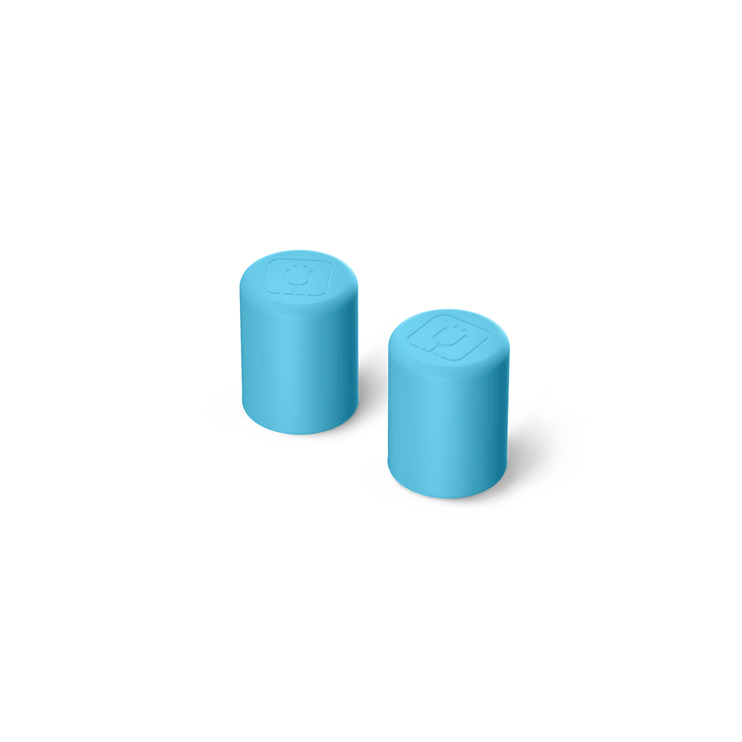 Electric Blue Magnetic Straw Covers