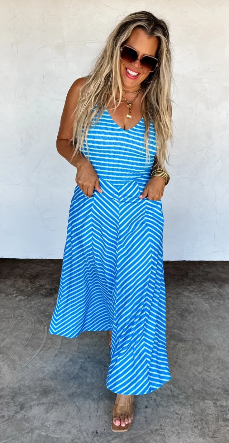Lucianna, Blue Stripe