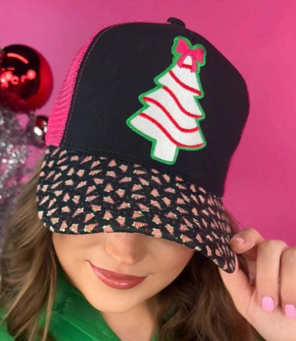 Tree treat trucker hat