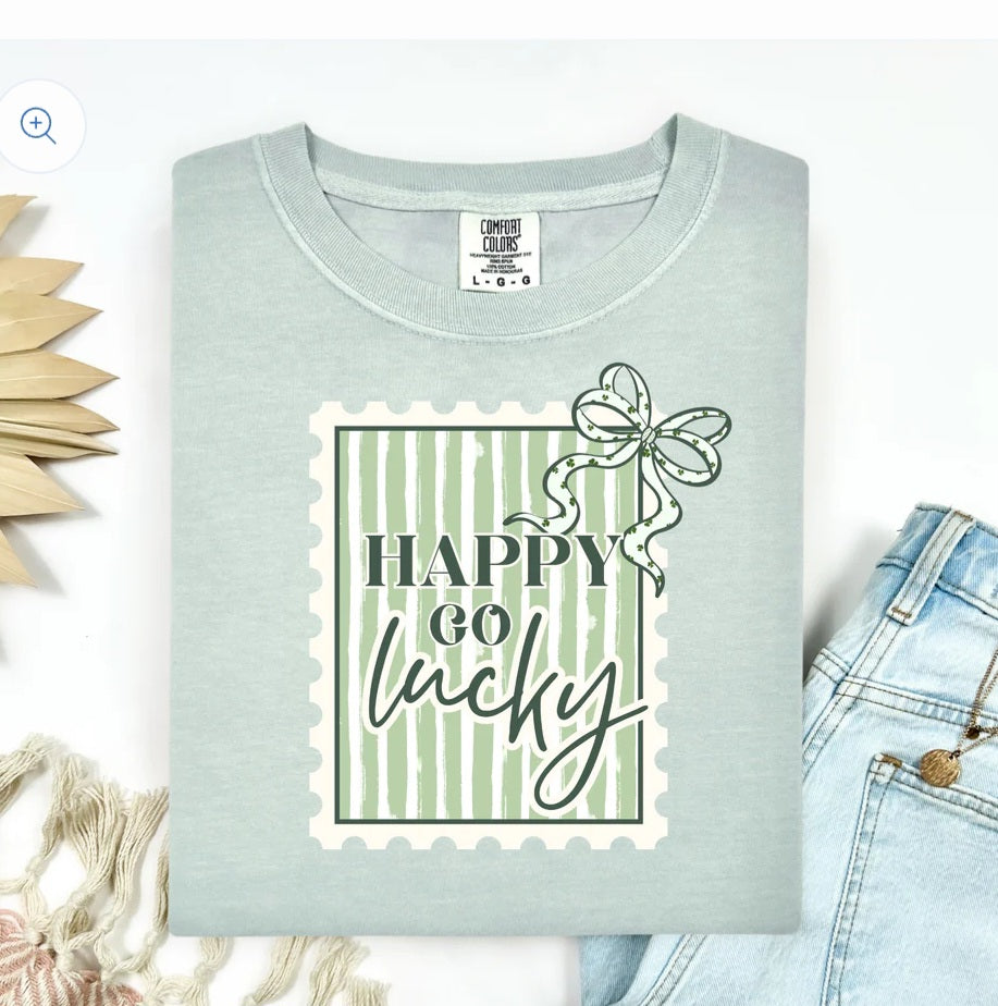 Happy go lucky tee