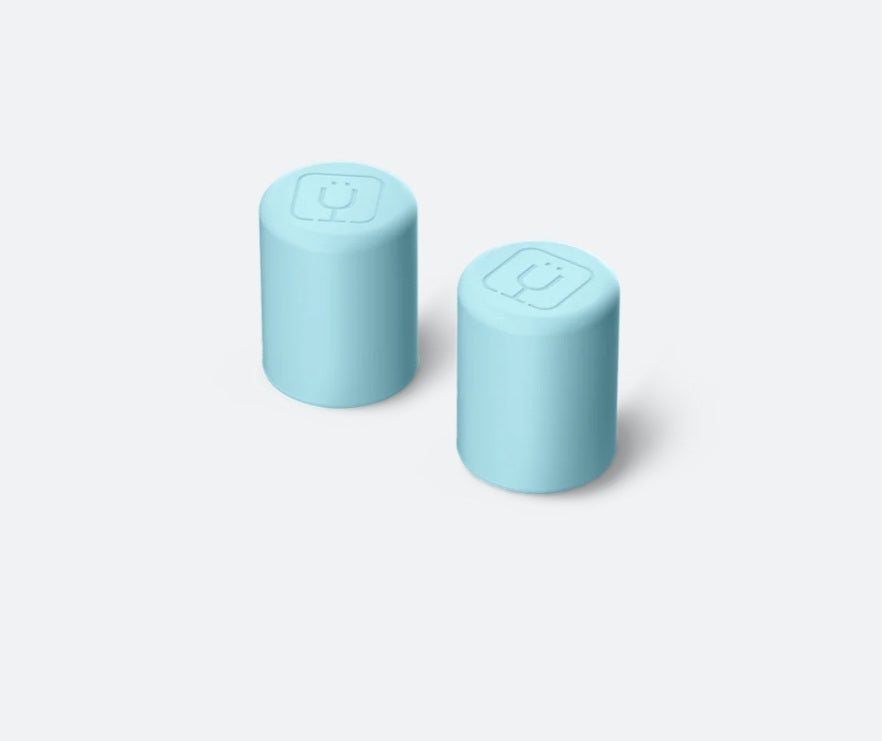 Magnetic straw cover