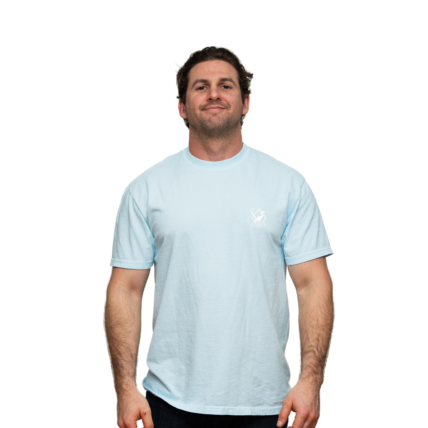 Ol' Pals T-Shirt: Chambray / 100% Cotton / Large-2XL