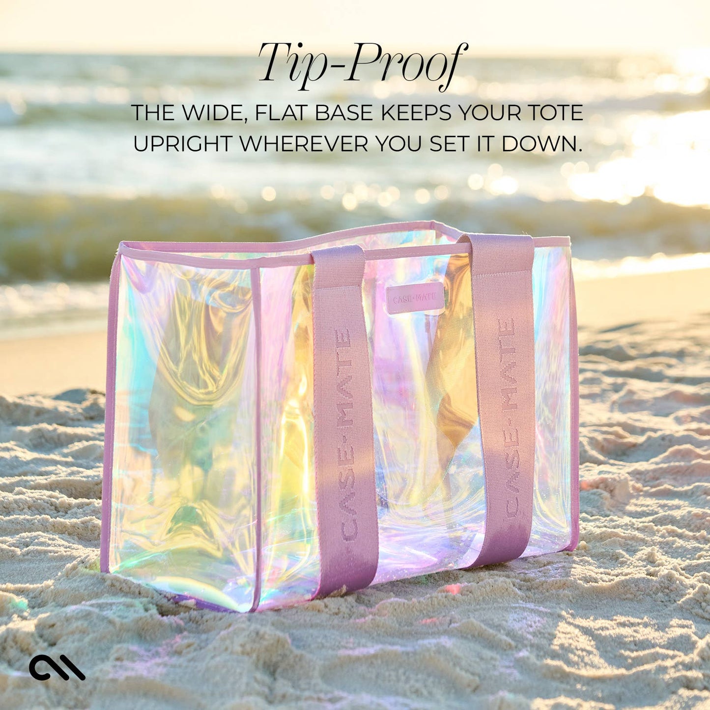 Case-Mate Soap Bubble Beach Tote Shoulder Bag - Iridescent