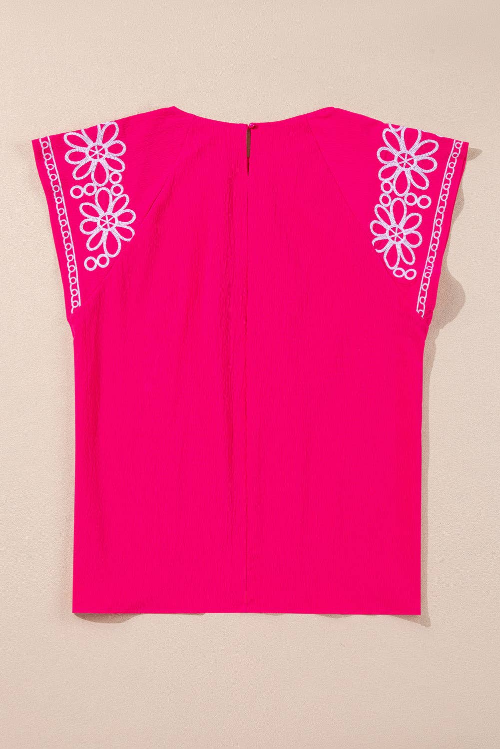 Strawberry Pink, Embroidery