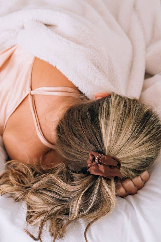 Silk Hair Scrunchie | Large | For the Love of Nude