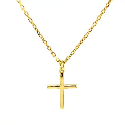 Bara Bahome Cross Necklace, Gold