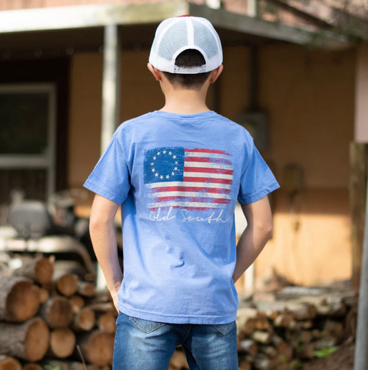 Betsy Ross American Flag Youth Tee
