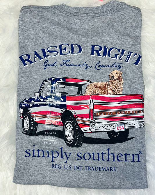 Simply Southern “God, Family, Country” Tee