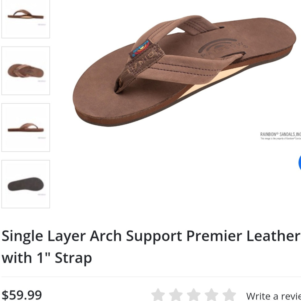 Rainbows ladies leather