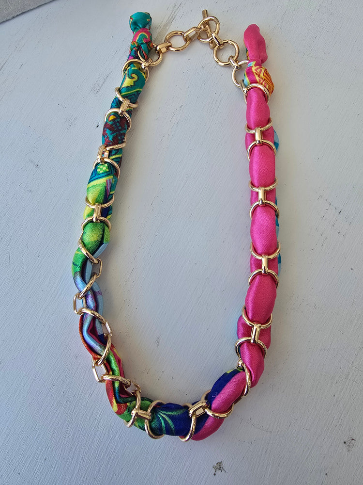 Scarf necklaces