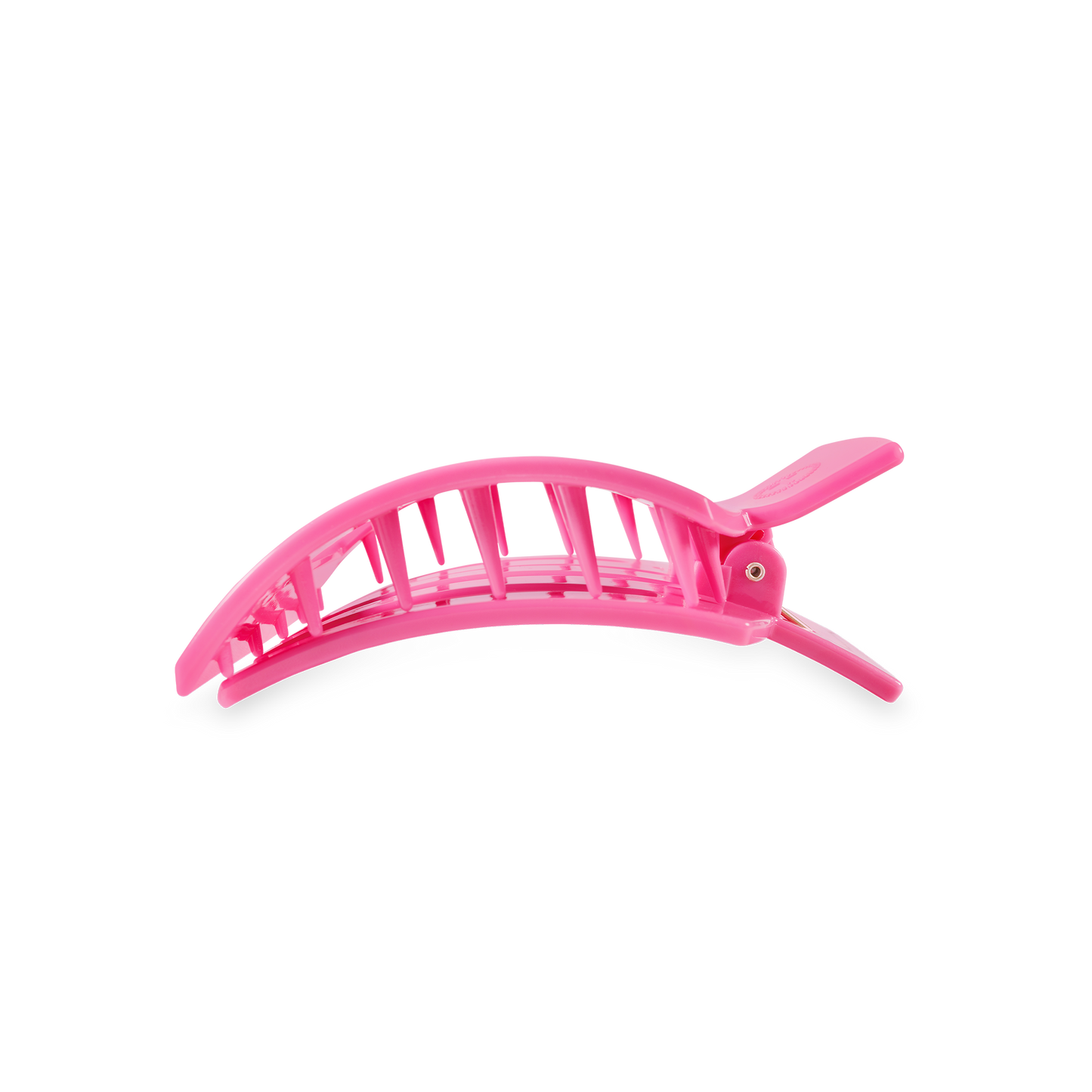 Square Flat Hair Clip | Med. | Paradise Pink