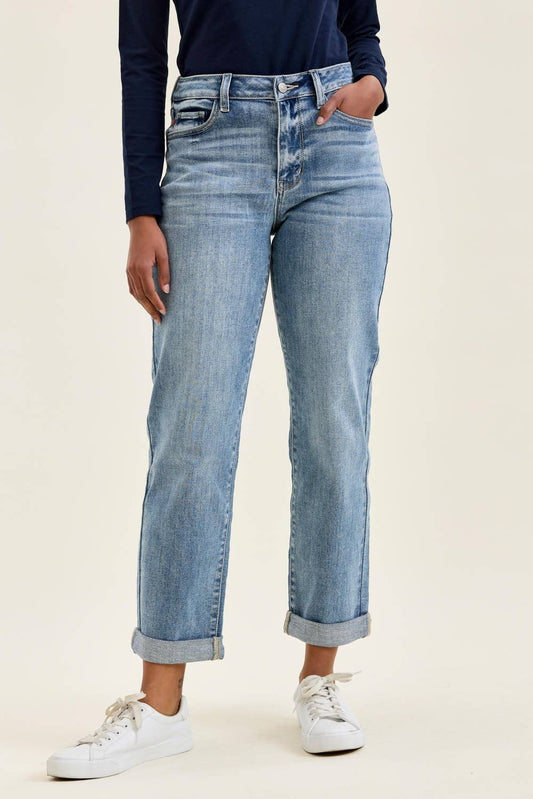 MR "BILLIE" Boyfriend LT Light Iced Indigo: LT / 13(31)