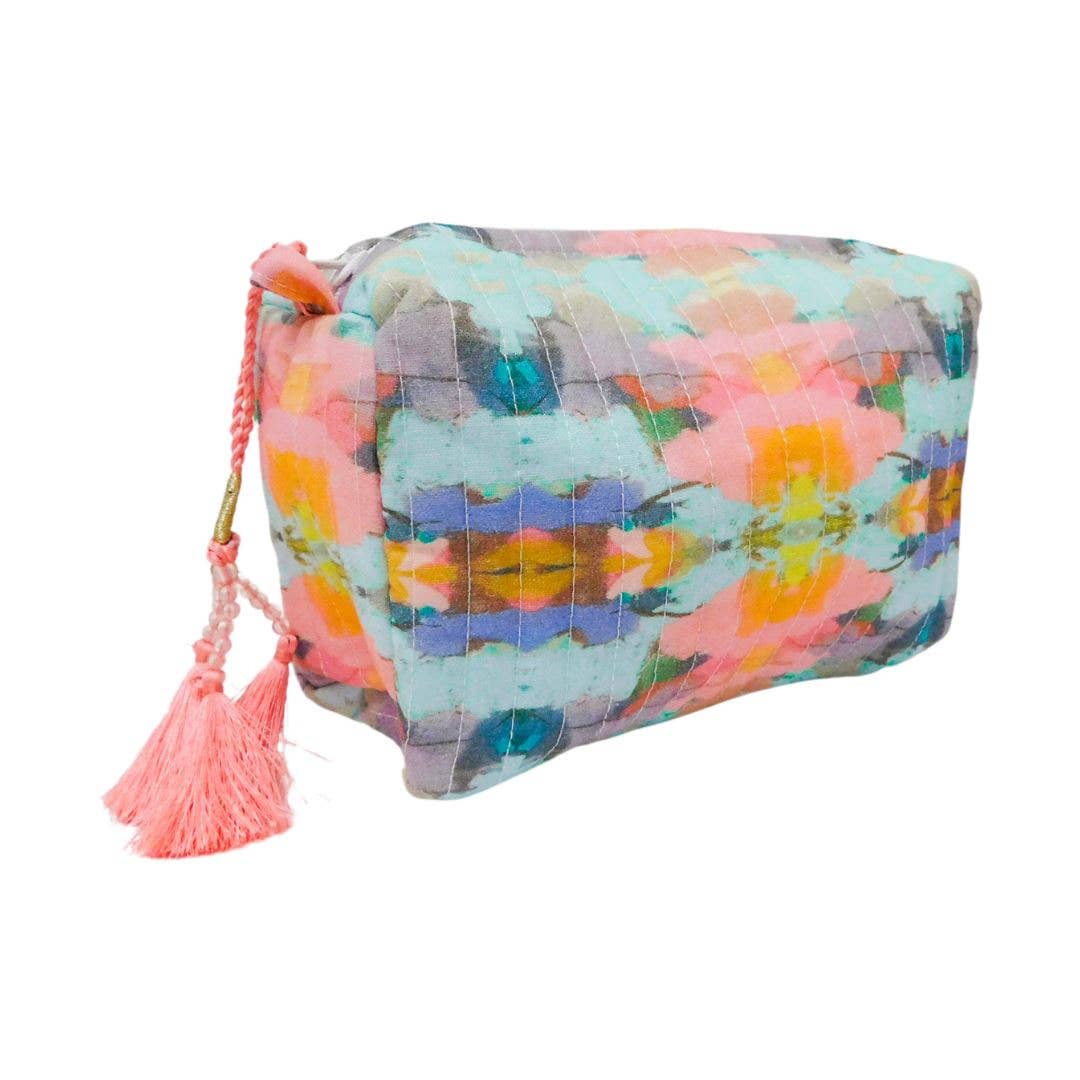 Antigua Smile Small Cosmetic Bag: Small (7"x2.5"x4")