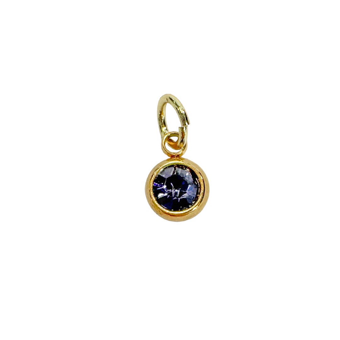 Birthstone Zircon Charm For Charm Necklace & Bracelet: Green