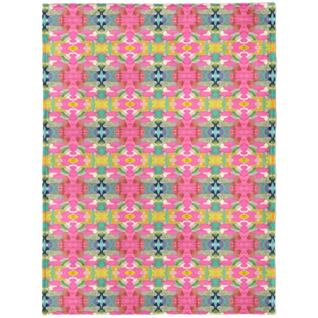 Pink Paradise Fleece Blanket: One Size