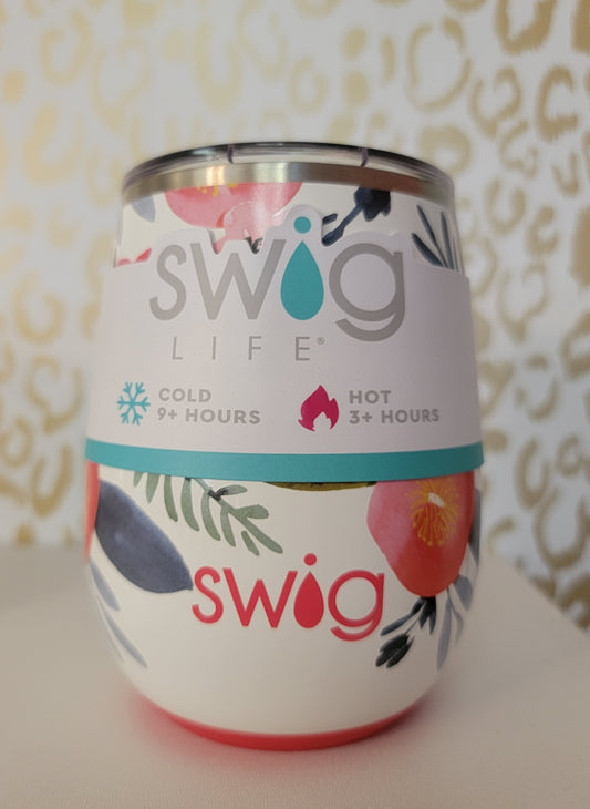 Swig poppy fields wine cup