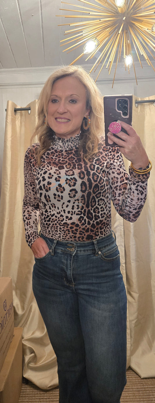 Kelsey leopard body suit