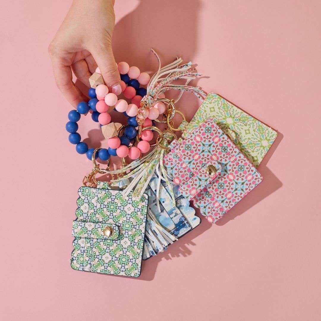 Lagos Blush Keychain Wristlet Wallet: One Size