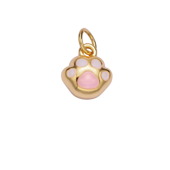 Pink Paw Charm