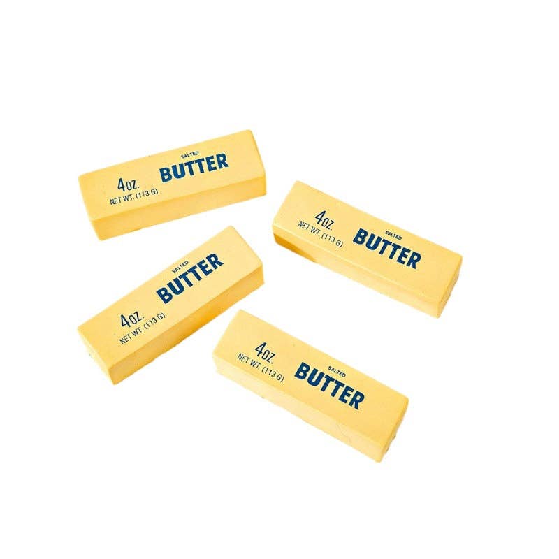 Soft Sticky PU Slow Rise Butter Stick Stress Relief Toy: Butter stick small (14cm) / English