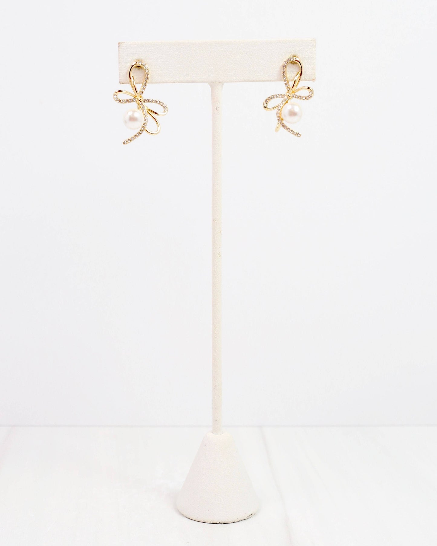 Ashley Bow Earring Gold: Default