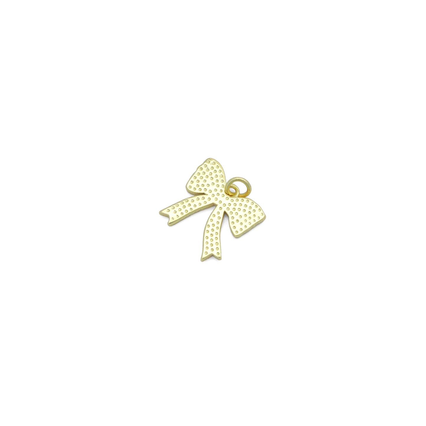 Pink Enamel Bow Charm Pendant,Sku#LK1209