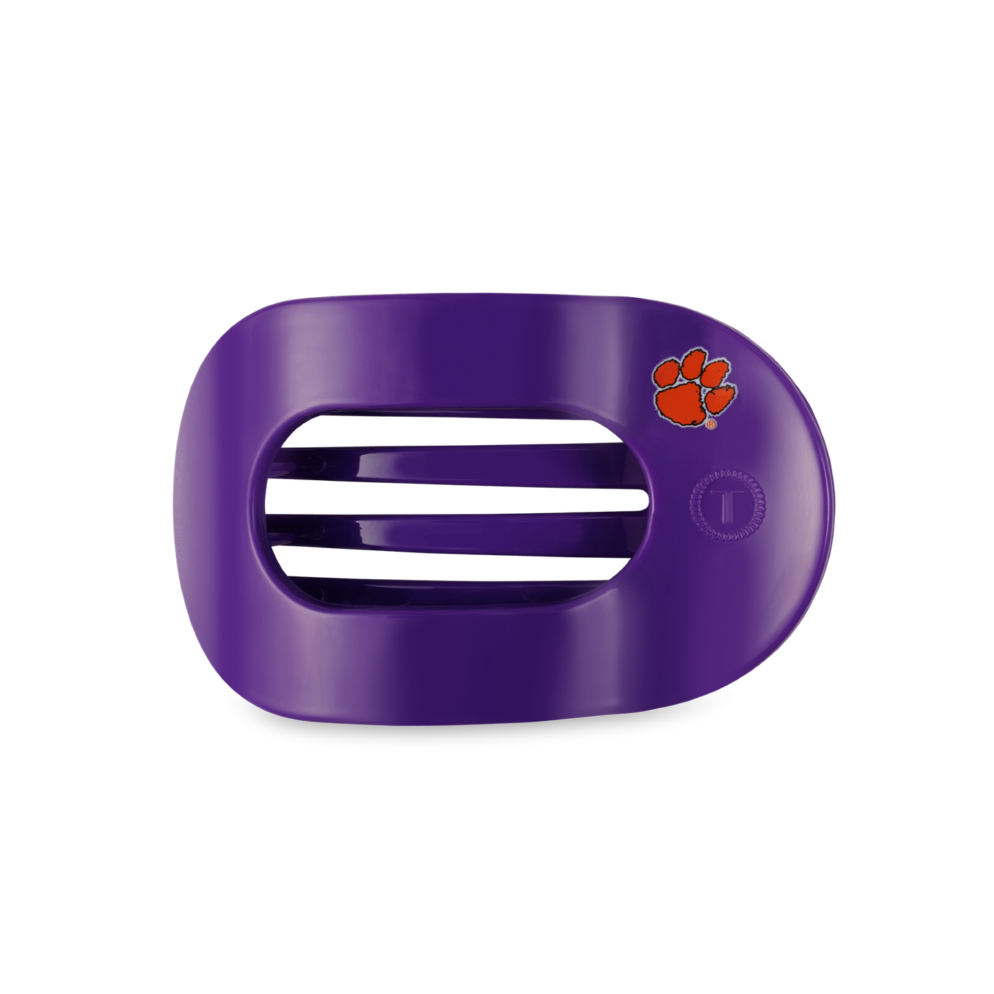 Round Flat Hair Clip | Med. | Clemson Univ.