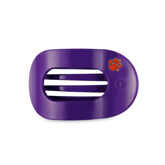 Round Flat Hair Clip | Med. | Clemson Univ.