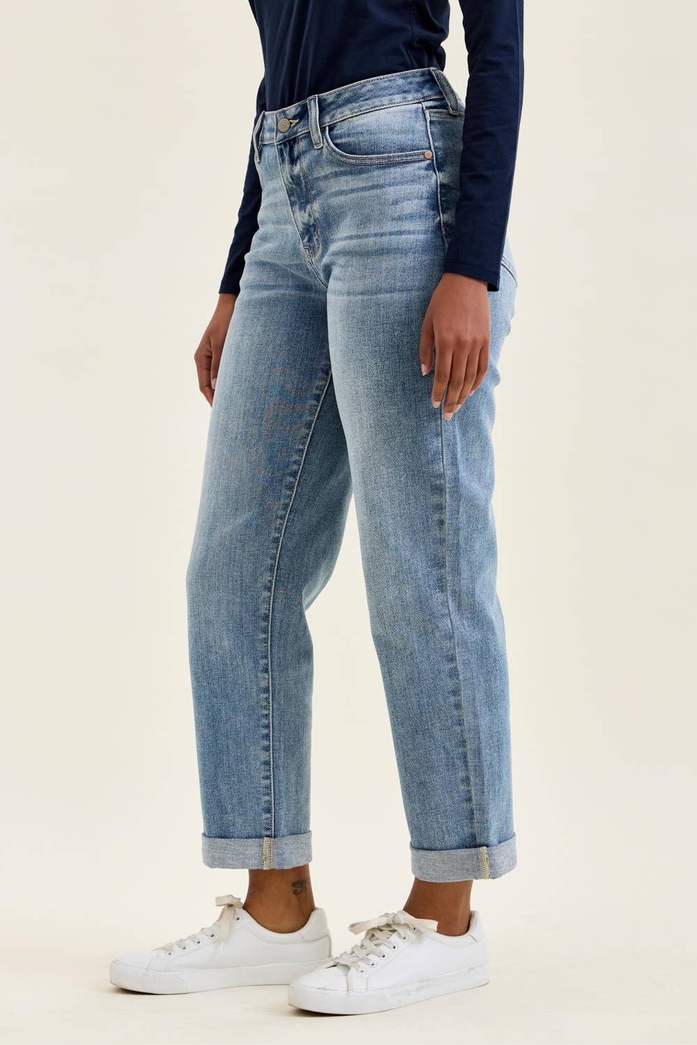 MR "BILLIE" Boyfriend LT Light Iced Indigo: LT / 7(28)