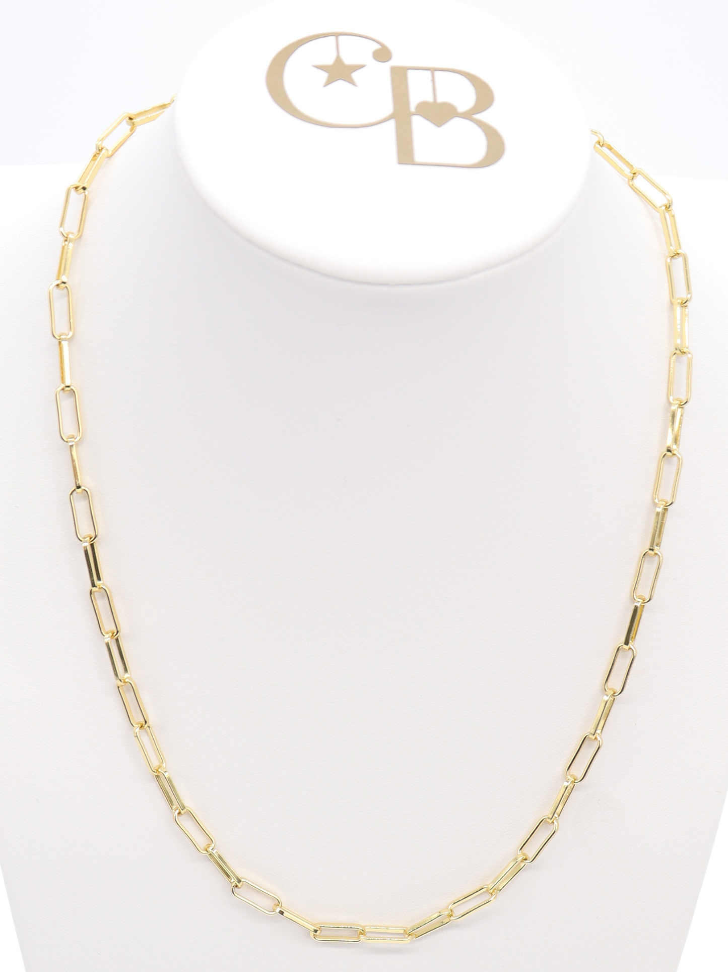 * Gold Ashley Necklace: 18"