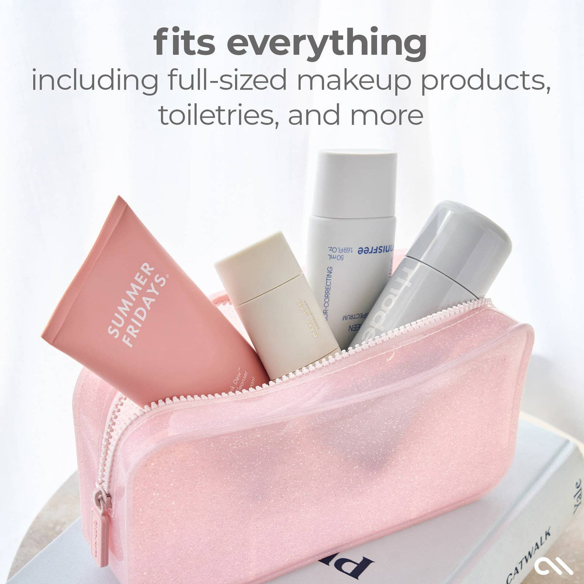 Case-Mate Jelly Makeup Bag: Carolina Blue
