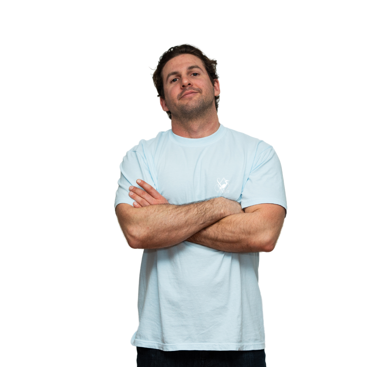 Ol' Pals T-Shirt: Chambray / 100% Cotton / Large-2XL