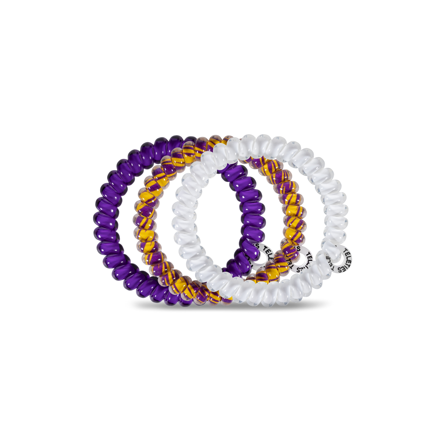 Spiral Hair Coils | Small | LSU Hair Ties